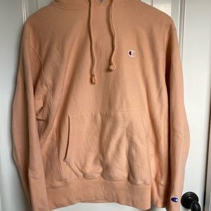 Limited edition peach champion hoodie!